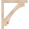 Ekena Millwork Imperial Block Smooth Bracket w/ Offset Brace, Douglas Fir, 5 1/2"W x 40"D x 44"H BKT0604X40X44IMP05SDF - alternate 3